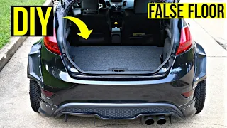 DIY False Floor Cheap and Easy Fiesta ST