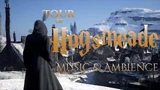 Hogsmeade Shops and Taverns in Winter | Harry Potter Cinematic Ambience