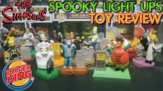 2001 The Simpsons Spooky Light Ups Burger King  - Blast to the Past Review #1