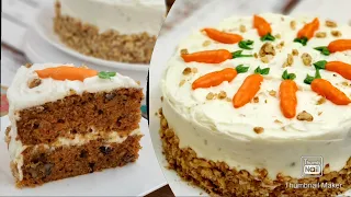Amazing Carrot Cake with Cream Cheese Frosting