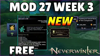 Neverwinter Mod 27 - FREE Artifact! How to Get NEW Companion Gear & Rings Week 3