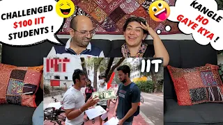 Giving IIT Bombay Students $100 If They Can Answer THIS Question | Indian American Reactions !