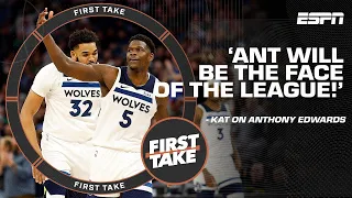 Karl-Anthony Towns thinks Anthony Edwards will be the 'FACE OF THE NBA!' | First Take