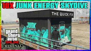 JUNK ENERGY SKYDIVING - 10 New Locations - Get A Free Junk Energy Para Bag | GTA 5 ONLINE
