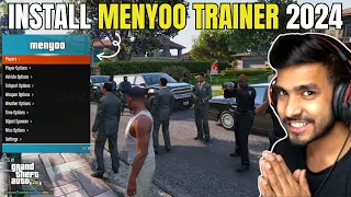 How to Install MENYOO TRAINER in GTA 5 | LATEST VERSION 2024 | GTA 5 Mods Hindi