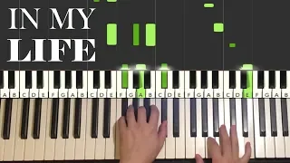 The Beatles - In My Life (Piano Tutorial Lesson)