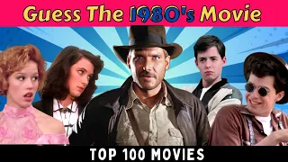 Can You Guess the 80s Movie in 3 Seconds? | 100 Movies