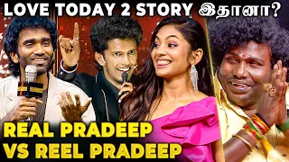 Pradeep-ஐ Imitate பண்ண KPY Bala😂 Love Today 2 Story-அ Stage-ல இப்படி Reveal பண்ணிடீங்களே😲