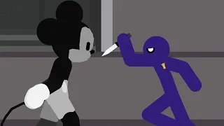 Purple Guy Vs Suicide Mouse (Stick Nodes)