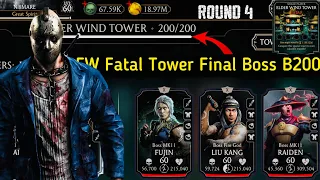 Elder Wind Fatal Tower Final Bosses Battle 200 Fight + Reward | MK Mobile