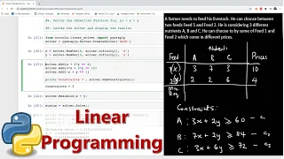 Using Google's Ortools Solver for Linear Programming in Python - Step by Step