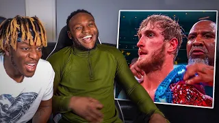 KSI REACTS TO HIS PRO FIGHT VS LOGAN PAUL