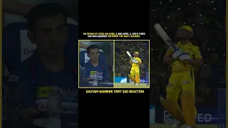 MS DHONI AND GAUTAM GAMBHIR FIGHT ON CSK VS LSG 2023 MATCH 😱 #shorts