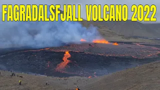 Meradalir Craters 🌋Fagradalsfjall Volcano 🇮🇸 Iceland. As seen on August 5, 2022.