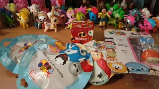 Disney blind bag and boxes unboxing... inc incredibles 2