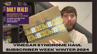 Massive Vinegar Syndrome Subscriber Week Haul | Winter 2024 | 20+ Titles!