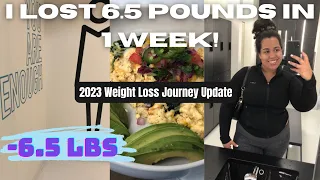 I lost 6.5 pounds in 1 WEEK! | Weight loss journey update, weigh-in & gym for the first time