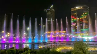 Beautiful Fountain Show in Tashkent / Uzbekistan/Fountain Show /Fouzia Ahmed