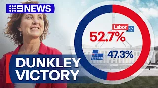 Labor wins the Dunkley byelection | 9 News Australia