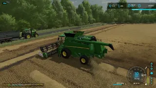 [FS22][TIMELAPSE] Ostseeküste 022- Heute dreschen wir die Gerste. #johndeere #fs22 #mods