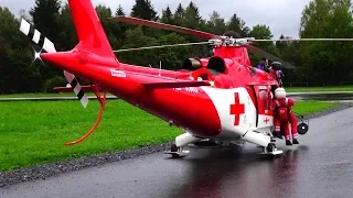 HUGE RC SCALE HELICOPTER AGUSTA AW-109K2 REGA ON RESCUE MISSION