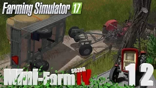 Farming Simulator 17 Mini-Farm #12 - "Przewrócona przyczepa"