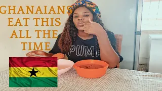 HOW TO MAKE A POPULAR GHANAIAN DISH | DELICIOUS GHANA FOOD ON A BUDGET