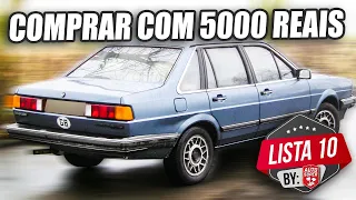 10 CARROS PARA COMPRAR HOJE COM R$5.000,00! Agora a Brincadeira Começa