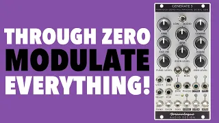 Joranalogue Generate 3 // Through Zero Modulate EVERYTHING! // Eurorack multiphonic signal generator