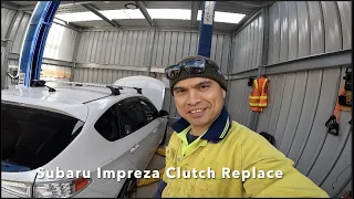 How to replace manual clutch kit on Subaru Impreza