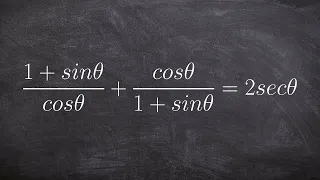 Verifying a trigonometric Identities