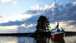 Learning how to live in small boat again. S2 Ep5. Sailing Finnish lake