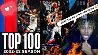 Reacting To The Top 100 Dunks of the 2022-23 NBA Season Reaction!