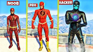 Upgrading NOOB FLASH Into THE HACKER FLASH in GTA (GTA 5 MODS)