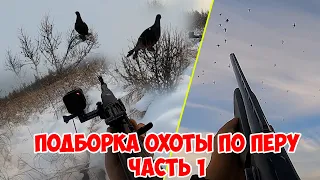 Подборка удачных выстрелов на охоте по перу / Best duck hunt compilation / Часть 1