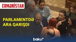 Ermənistan parlamentində dava düşdü - BAKU TV