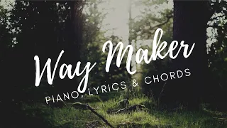 Way Maker - Piano Version (Key of C)