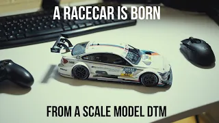 BUILDING A REAL CARBON FIBER DTM M4 FROM A TOY!