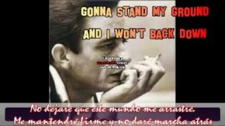 I WON'T BACK DOWN. JOHNNY CASH.subtitulada en español