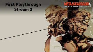 First Playthrough - Metal Gear Solid 4: Guns of the Patriots (Stream 2)