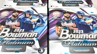 NEW RELEASE!  2023 BOWMAN PLATINUM BASEBALL CARDS!  MONSTER BOXES!