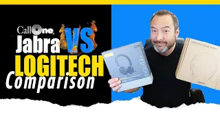Jabra Evolve2 40 VS Logitech Zone Wired | Comparison Video! #showcase #headsets