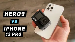 GoPro HERO9 VS iPhone 12 Pro Video Quality Comparison | MicBergsma