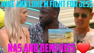 LOVE ISLAND 2020 EP 17 - LUKE M AND MIKE BATTLE FOR JESS. NAS HAS FIRST KISS