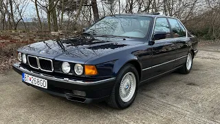 ‘93 BMW E32 750i Orientblau videotour