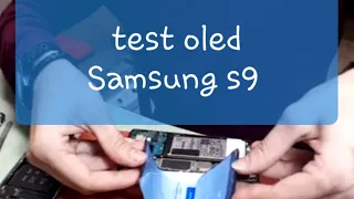 crash test display Samsung Galaxy s9 , тестируем экран без стекла .s9 oled.