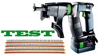 Festool DURADRIVE DWC 18-2500 ленточный шуруповёрт по гкл выставка mitex 2013