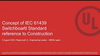 Overview of IEC 61439-1 and IEC 61439-2