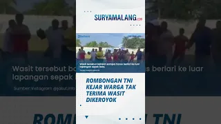 NGAMUK! Satu Batalyon Diduga Tak Terima Wasit TNI Dikeroyok, Kini Balik Kejar Warga