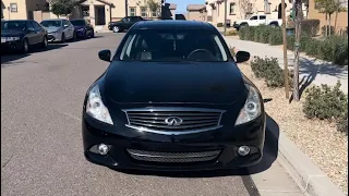 My brother bought his first car!!!  Infiniti G** 🔥🙌🏼🏎